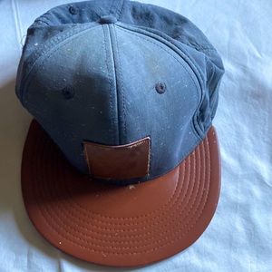 Black and Brown Cap Hat